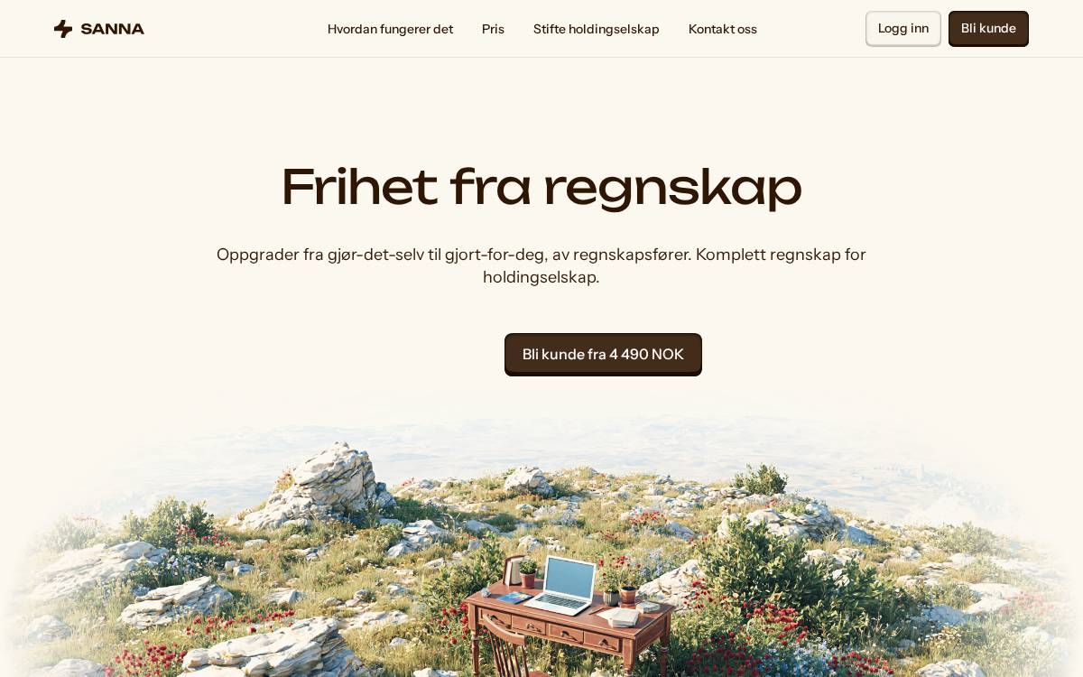 Sanna website preview