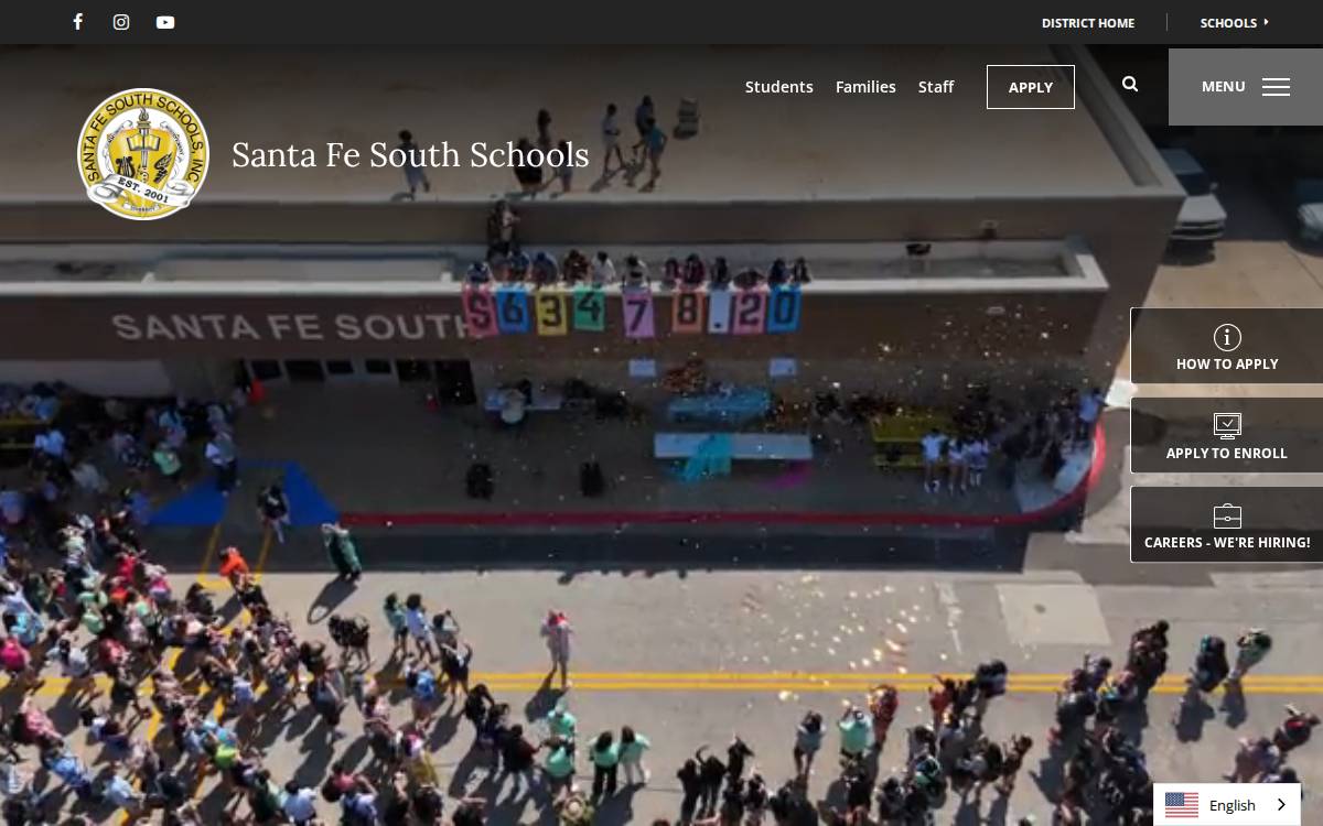 Santafesouth website preview