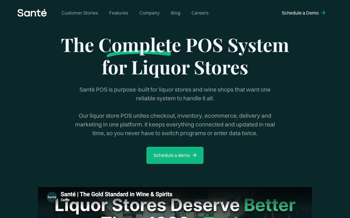 Santé website preview