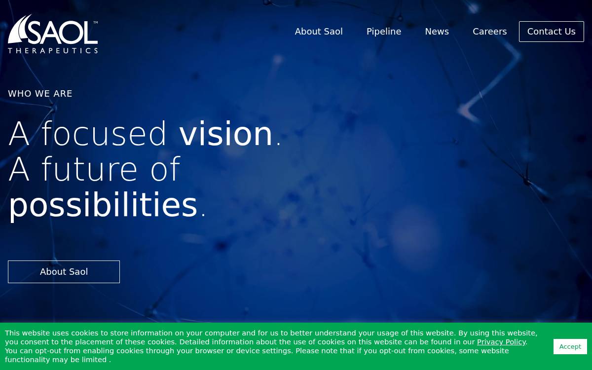 Saolrx website preview