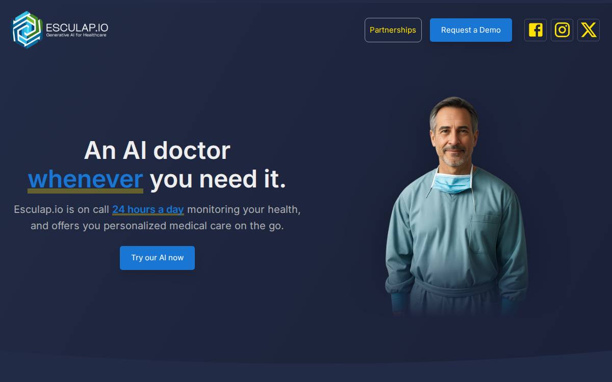 Sapiens Medicus Inc. website preview