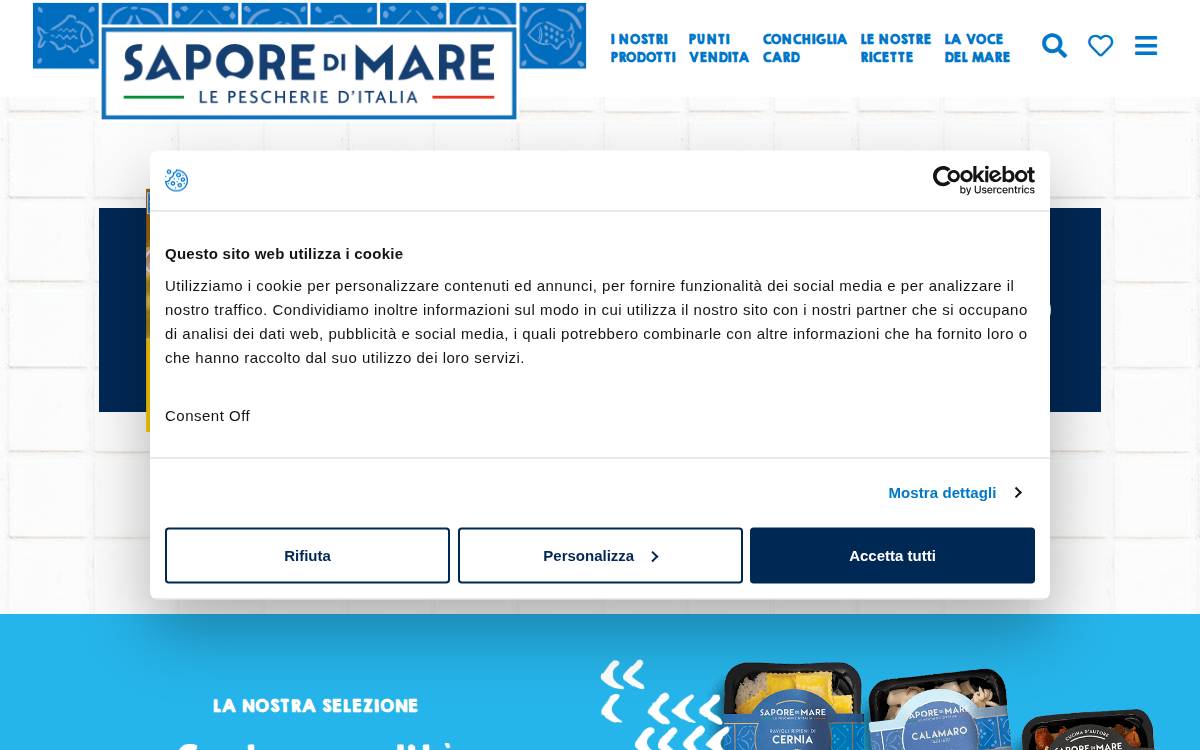 Sapore di Mare website preview