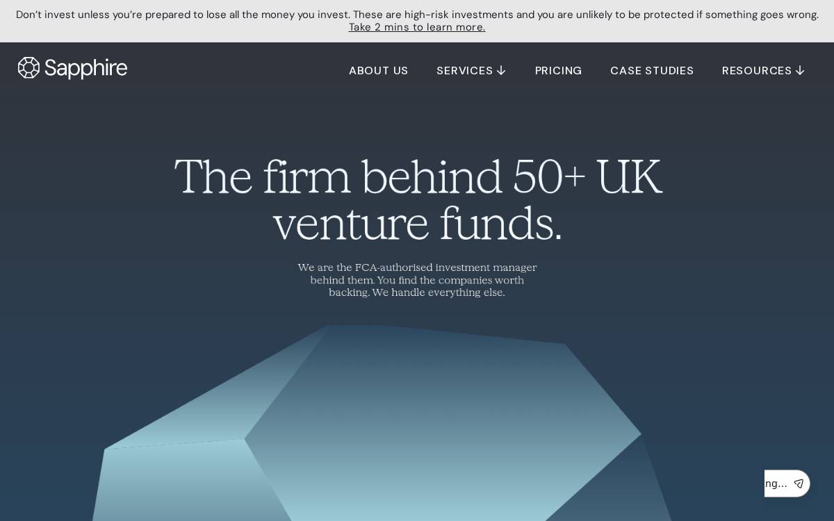 Sapphire Capital Partners LLP website preview
