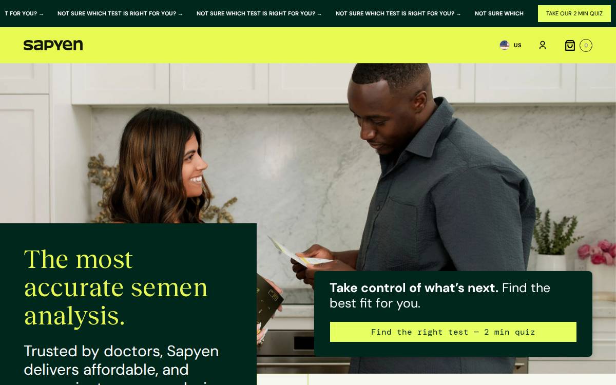 Sapyen website preview