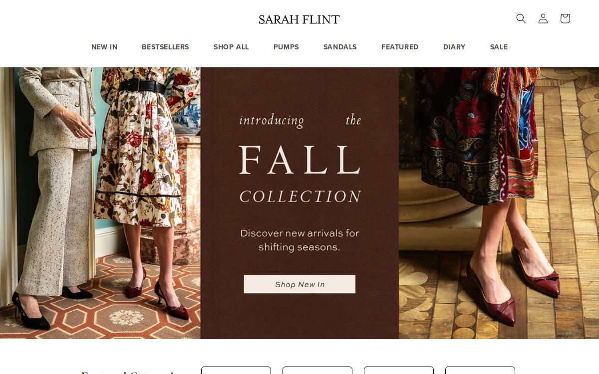 Sarah Flint website preview