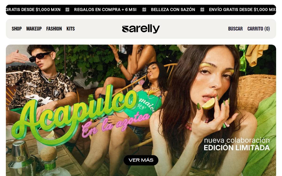 Sarelly website preview