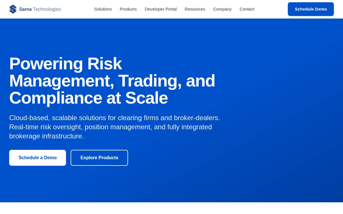 Sarna website preview