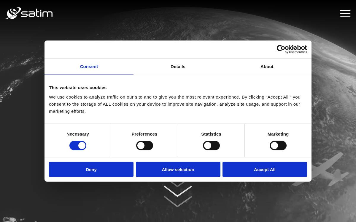 SATIM website preview