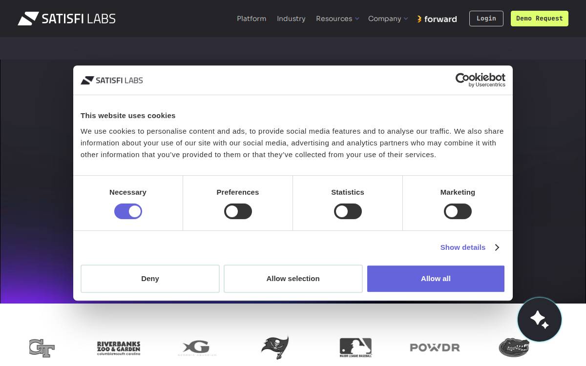 Satisfi Labs website preview