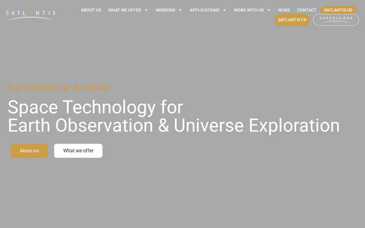 Satlantis website preview