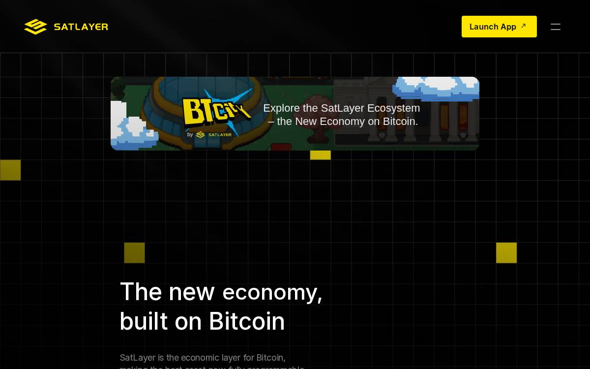 SatLayer website preview
