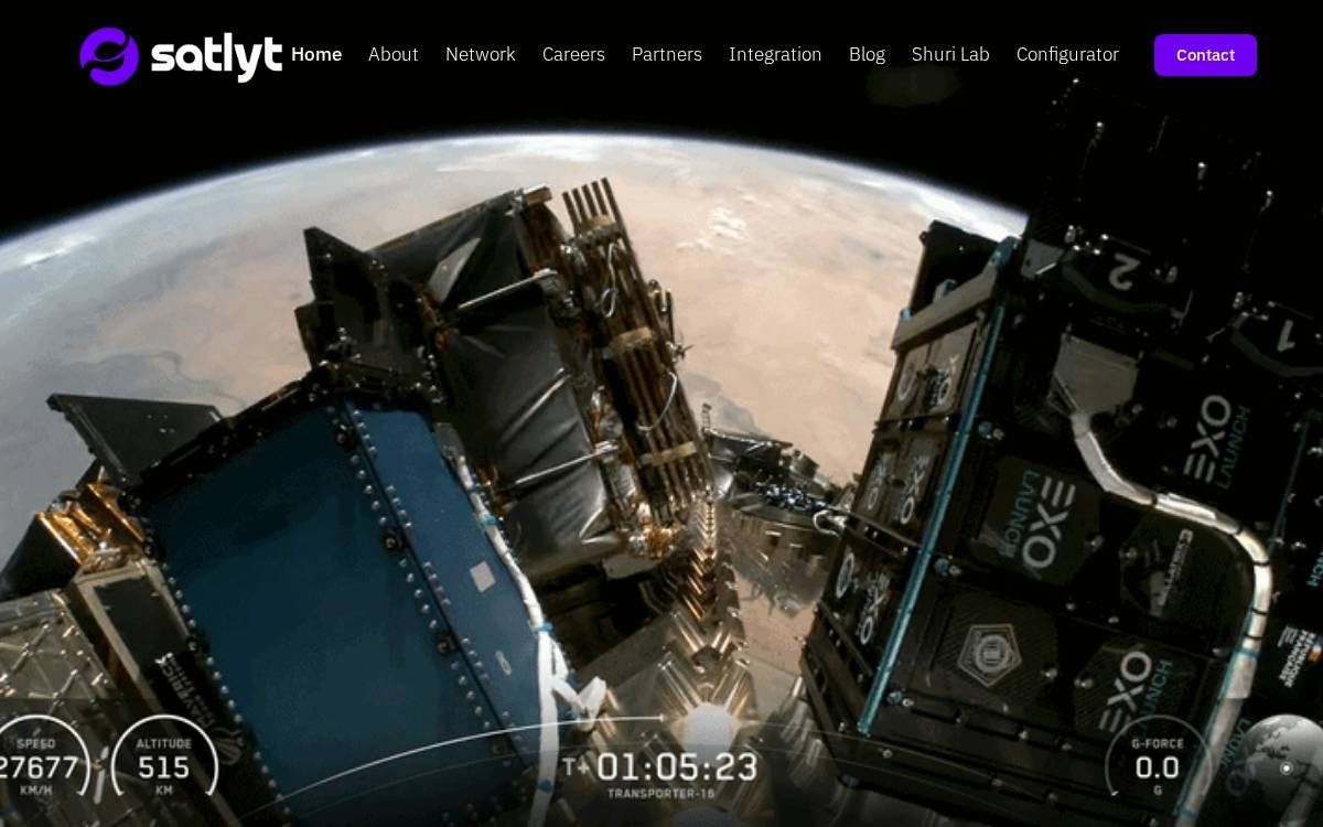Satlyt website preview