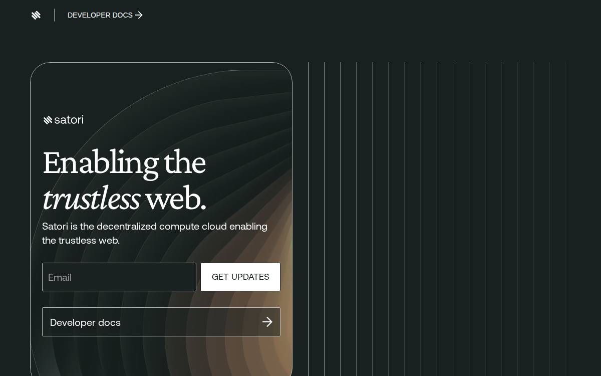 Satori website preview