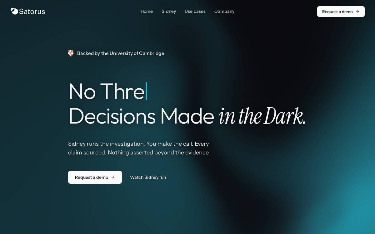 Satorus Group website preview
