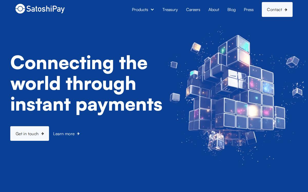 SatoshiPay website preview