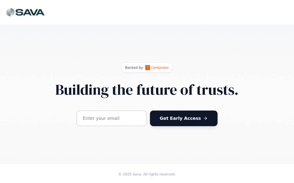 Sava website preview