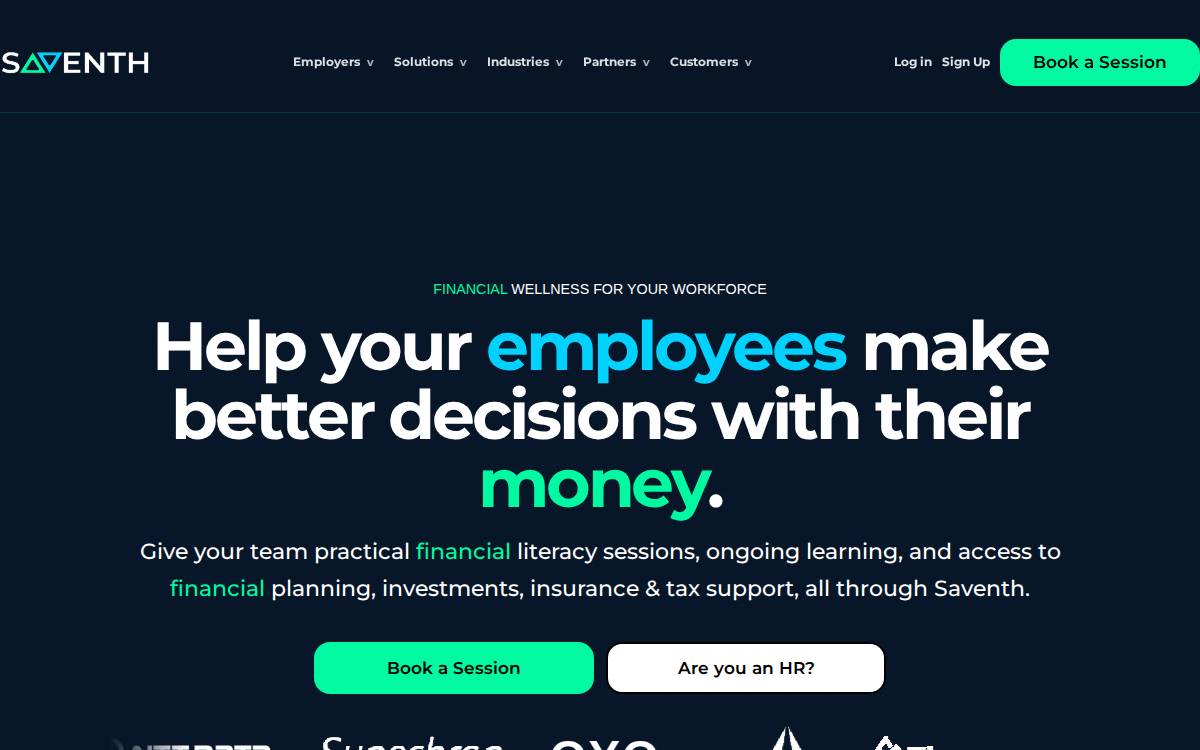 Saventh website preview