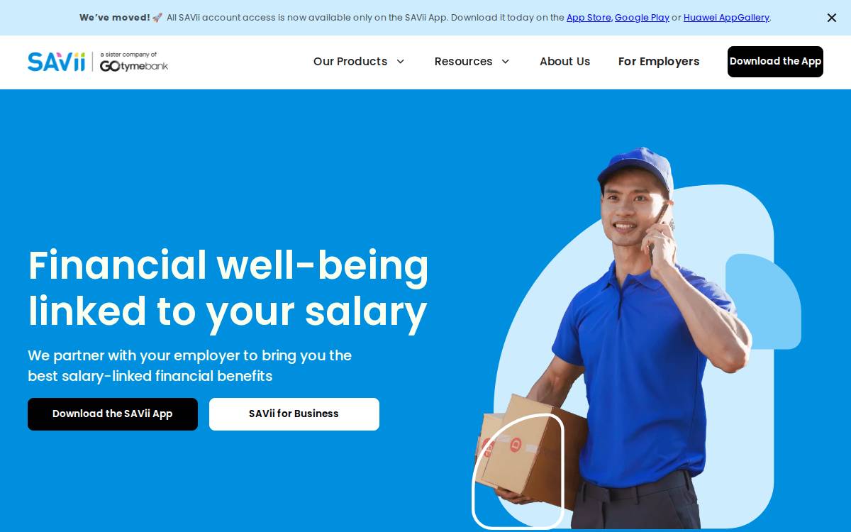 SAVii website preview
