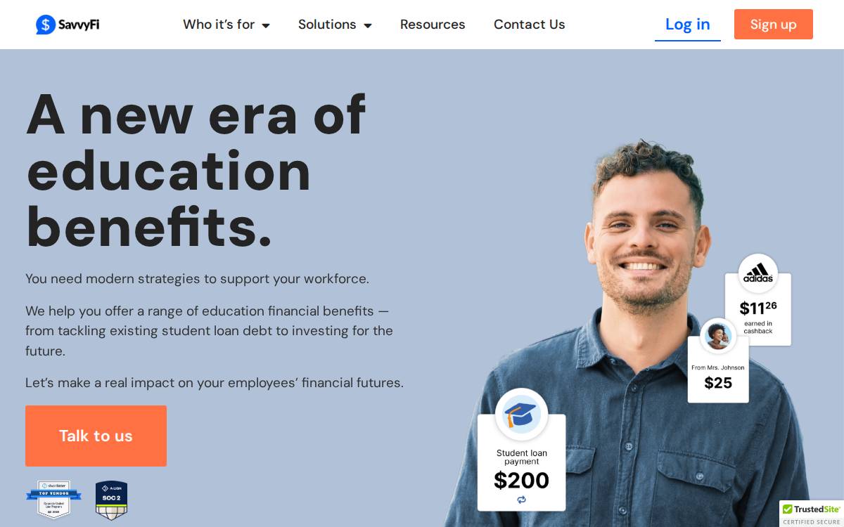 Savvyfi website preview
