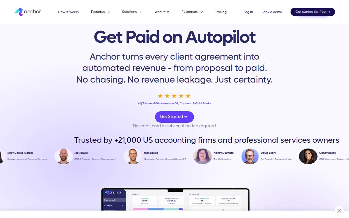 Sayanchor website preview