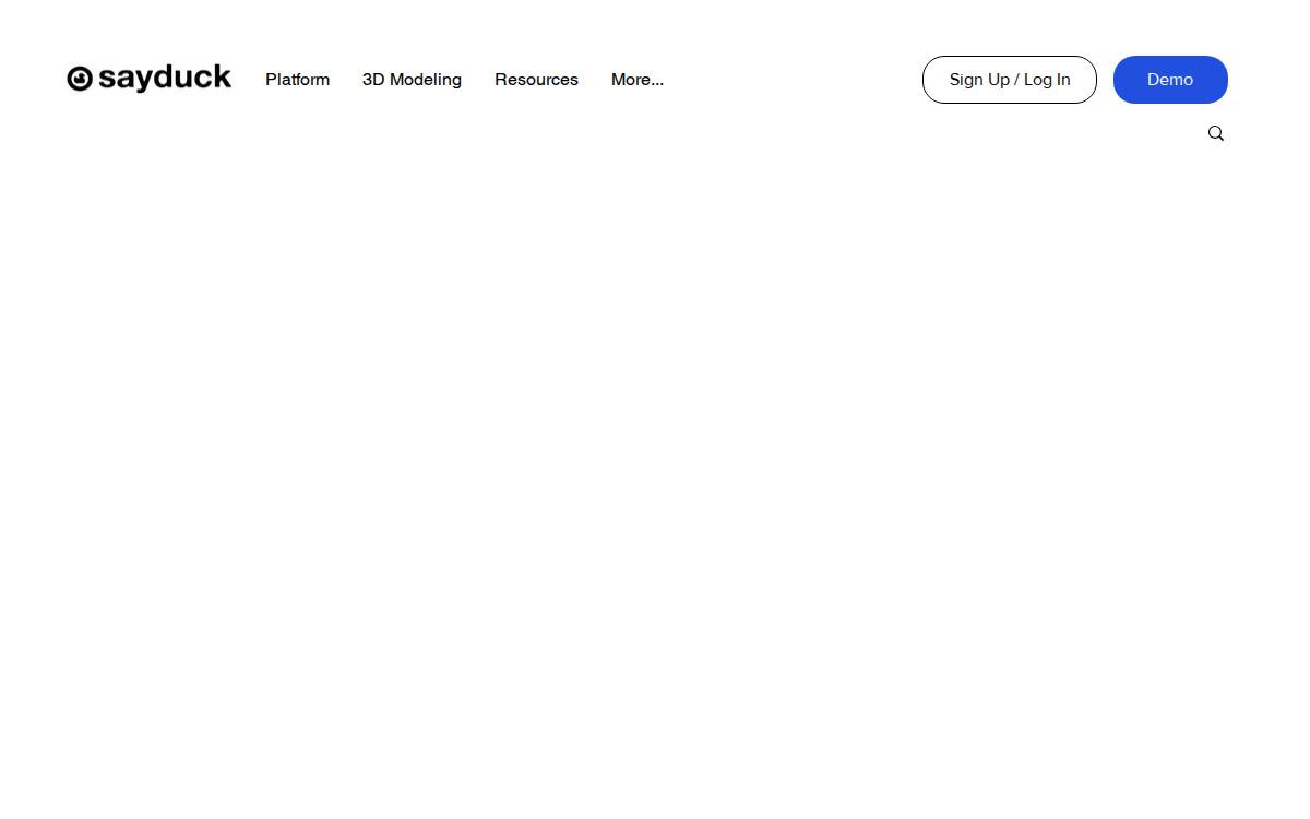 Sayduck website preview