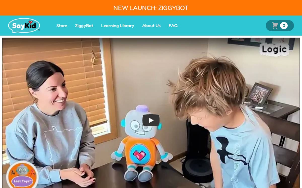 SayKid website preview