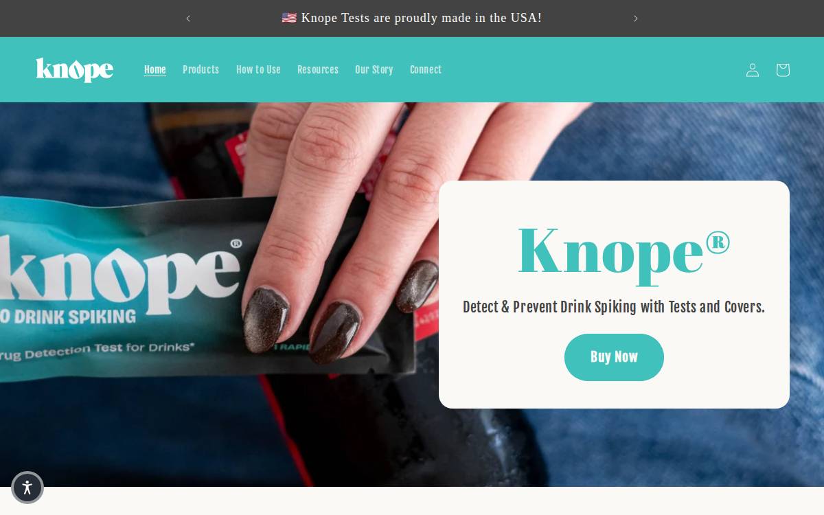 Sayknope website preview