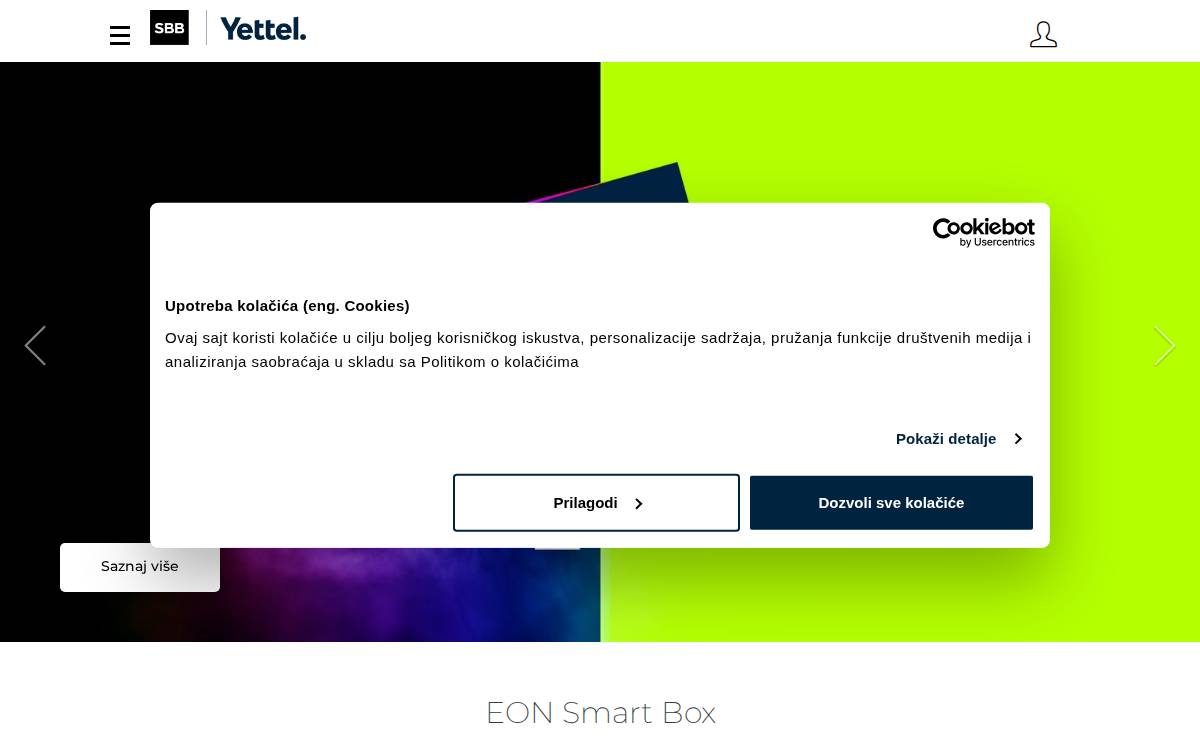 Sbb Telemach website preview
