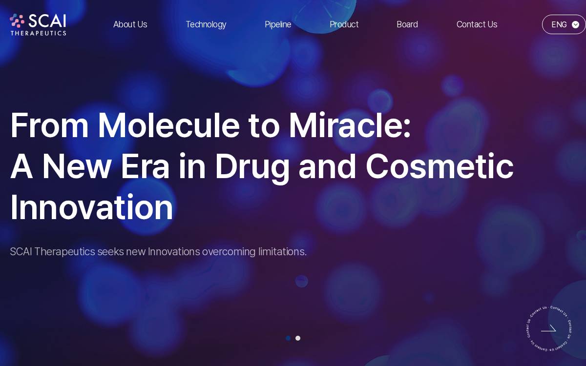 scaitrx Venture Capital website preview