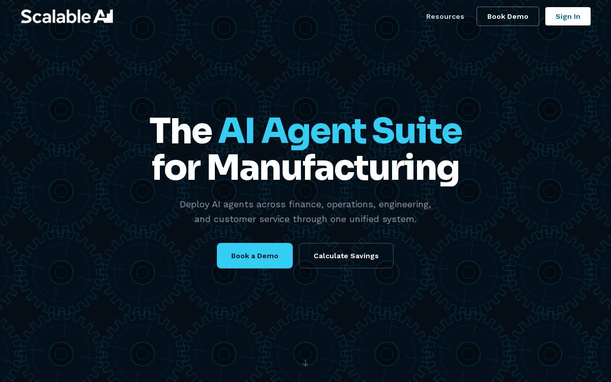 Scalable AI website preview