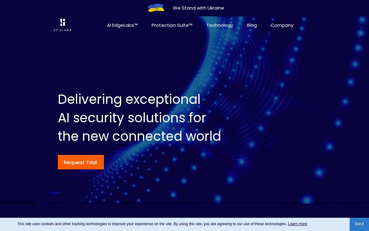 Scalarr website preview