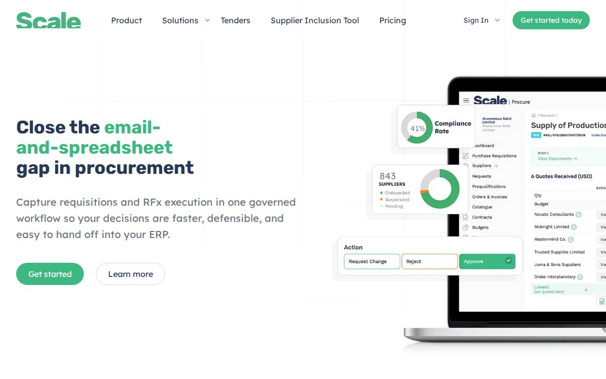 Scale website preview