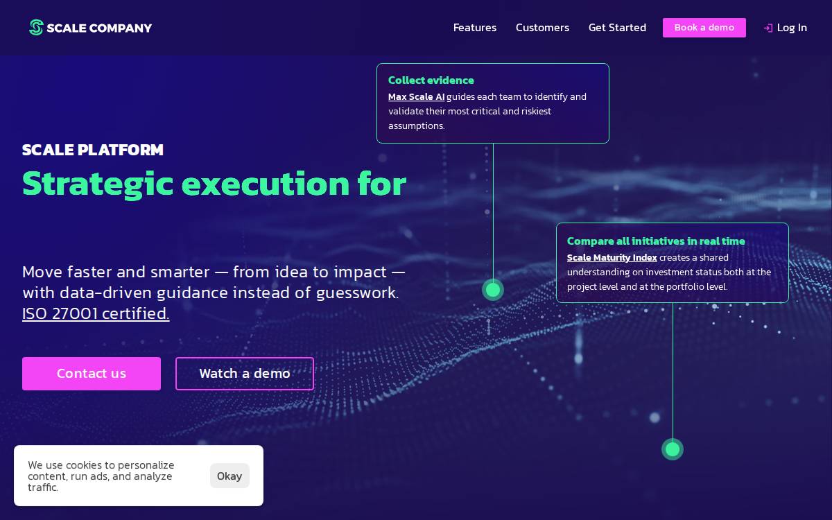 Scale Company website preview