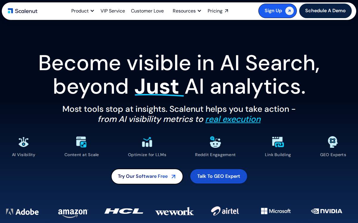 Scalenut website preview