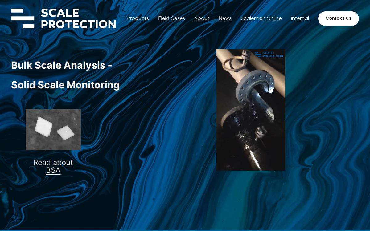 Scale Protection website preview