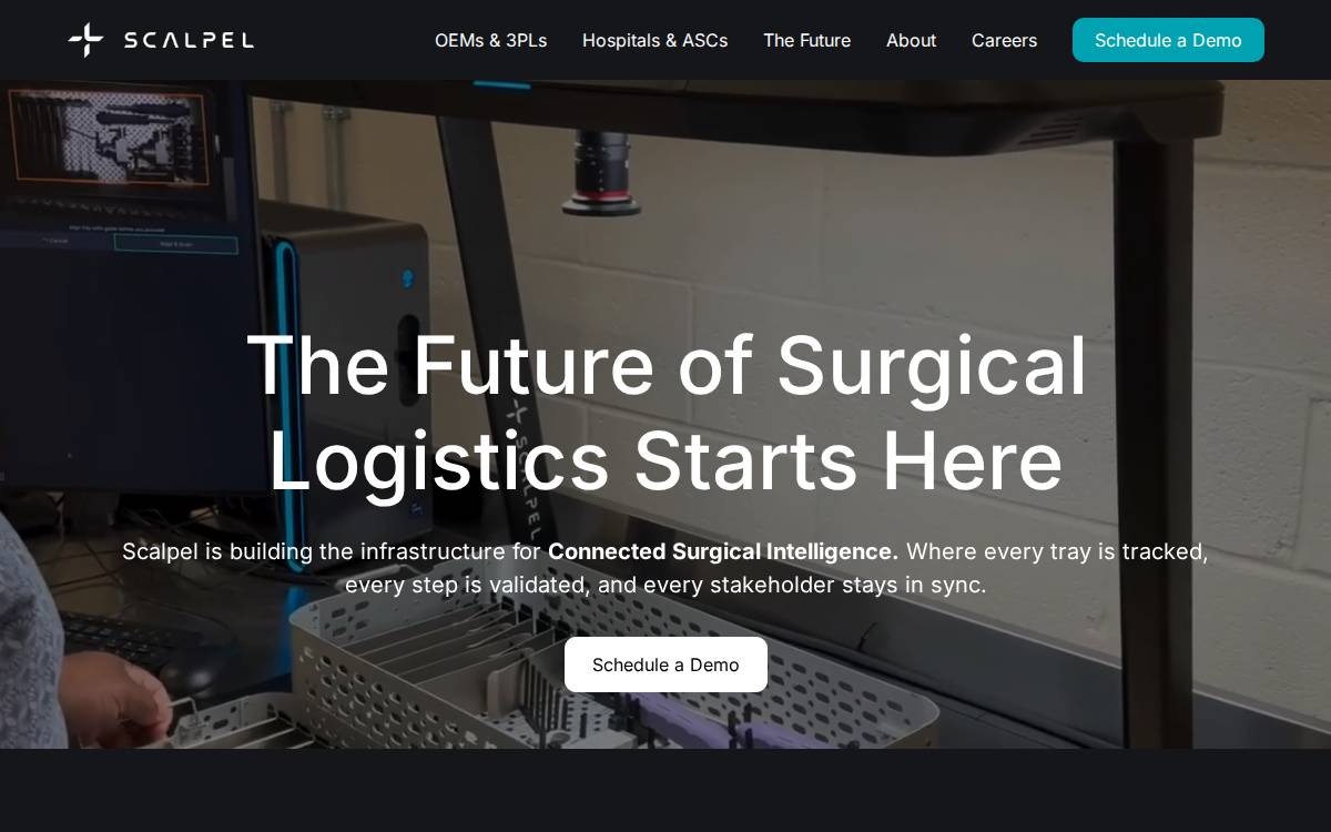 Scalpel website preview