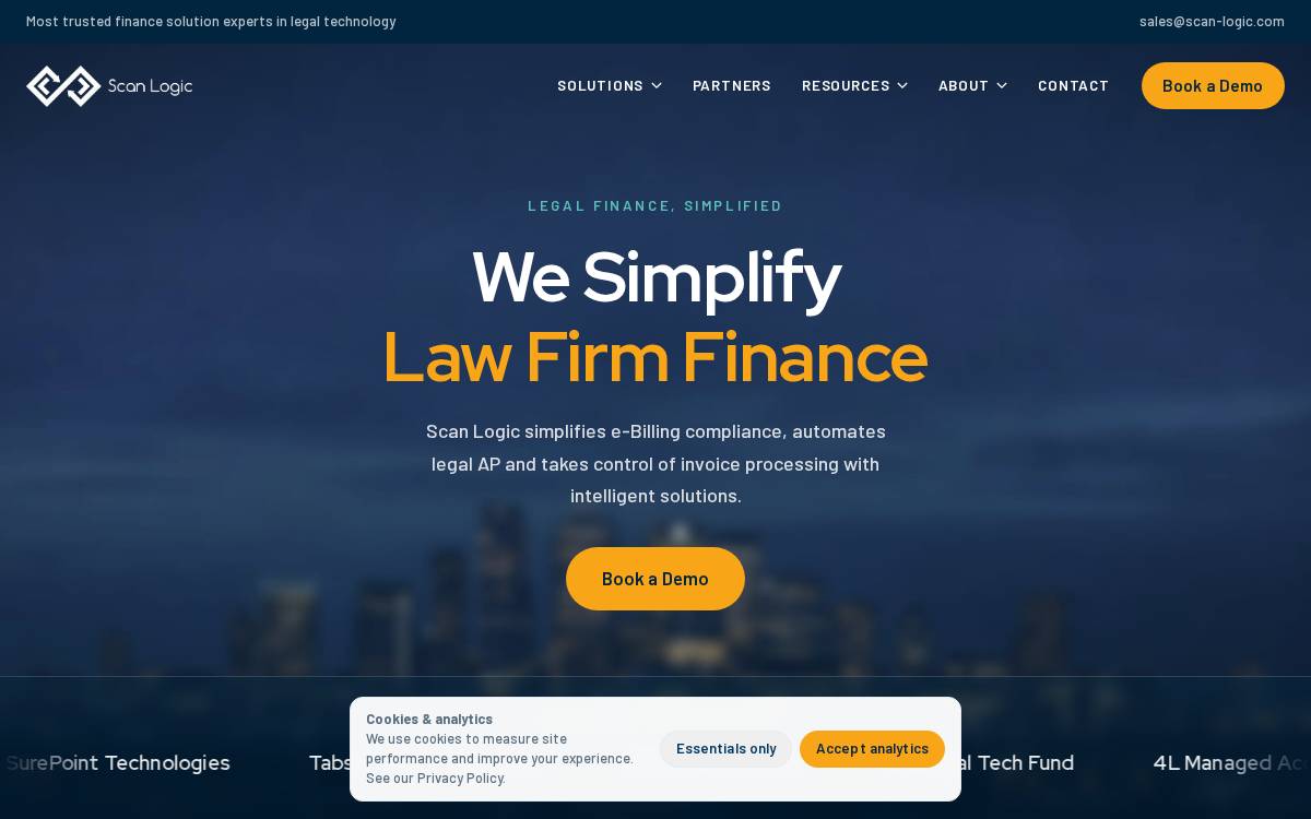 Scan Logic website preview