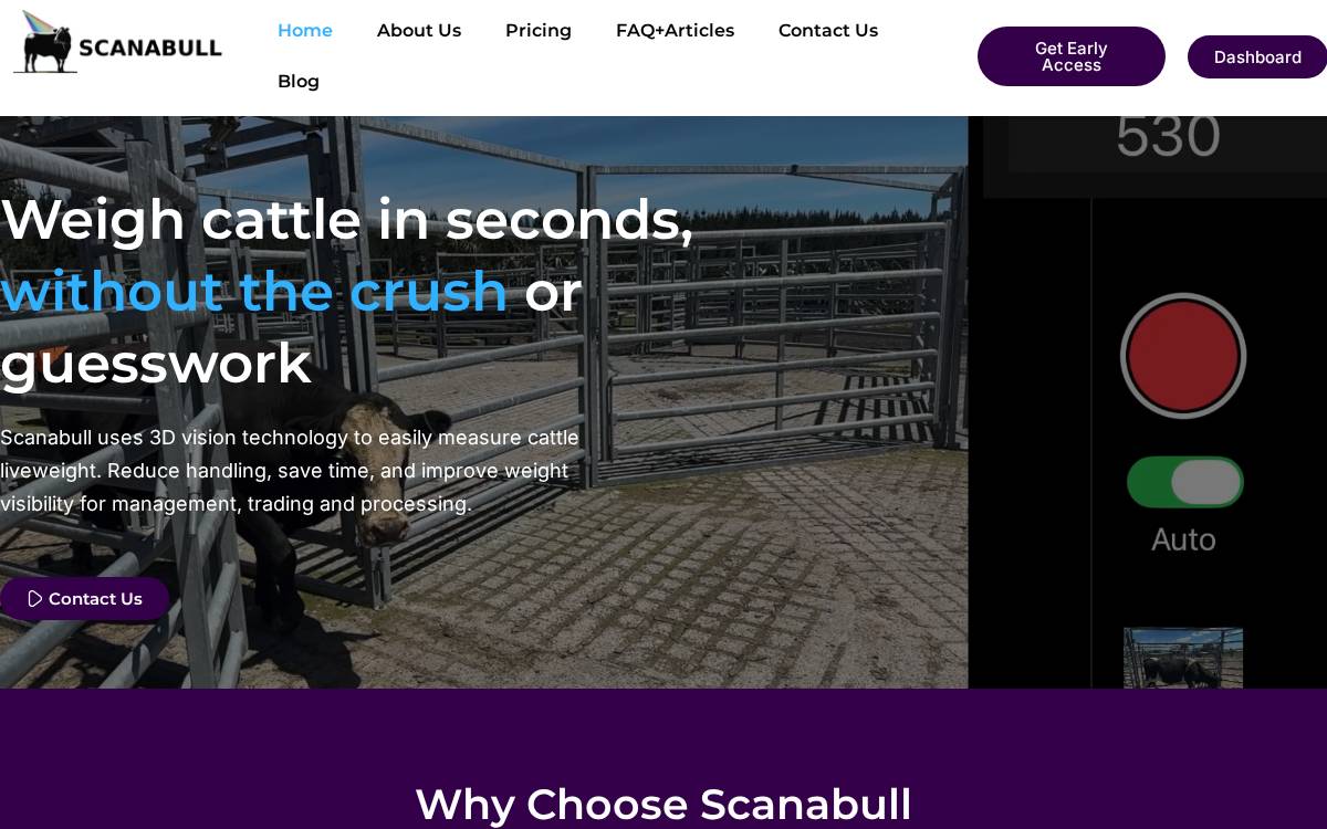 SCANABULL website preview