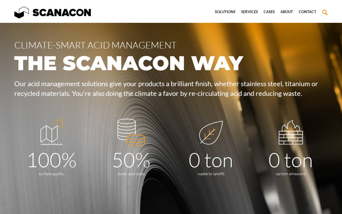 Scanacon website preview
