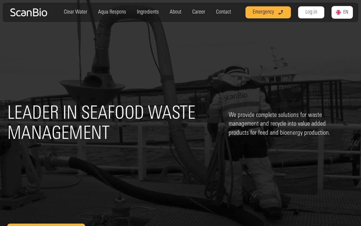 Scanbio website preview