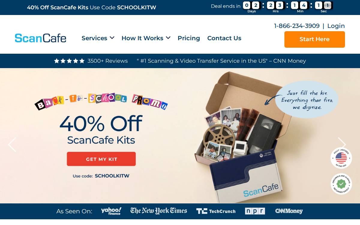 Scancafe website preview