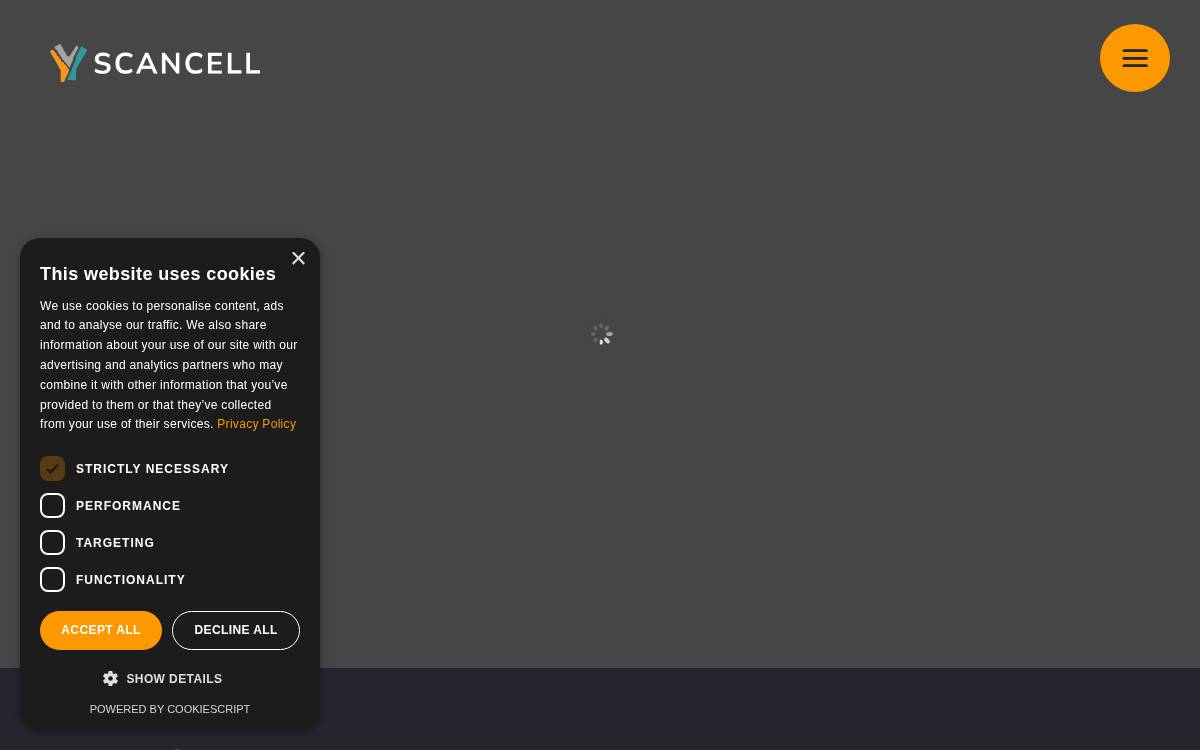 Scancell Holdings Plc website preview