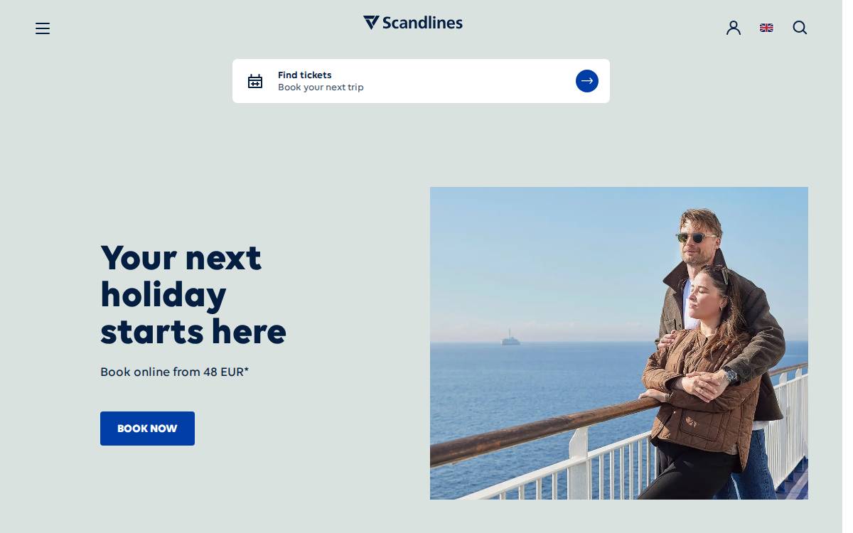 Scandlines website preview