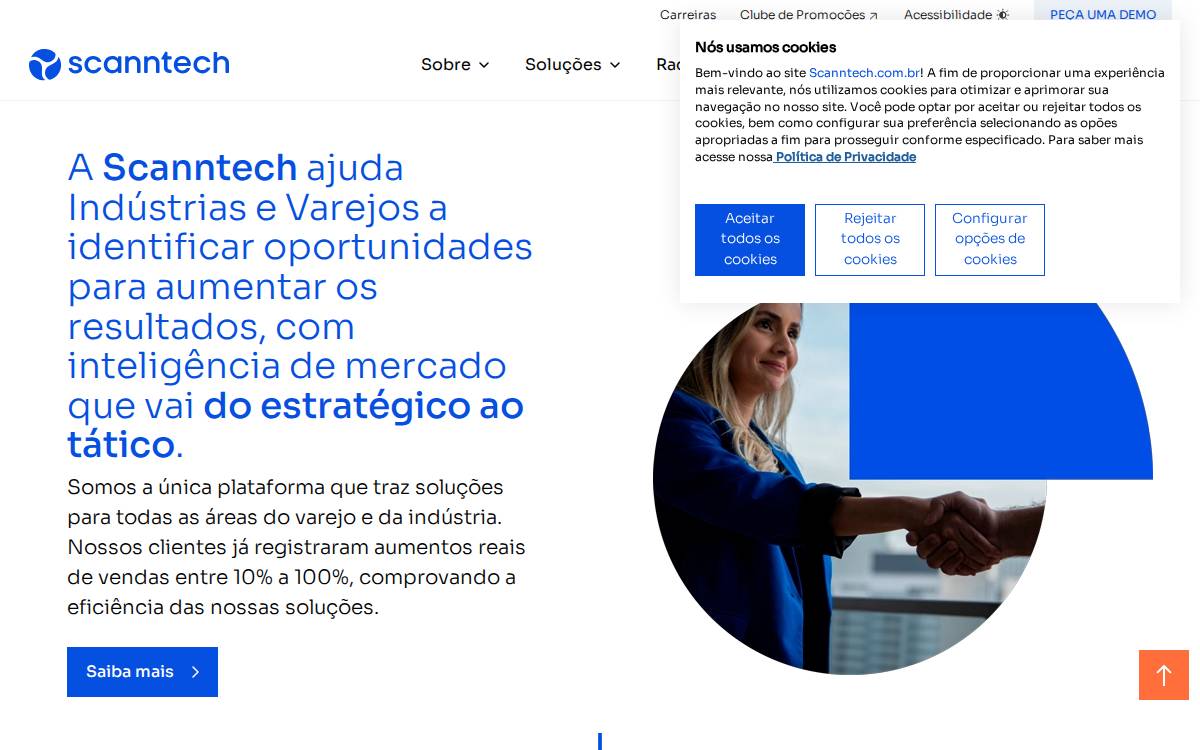 Scanntech website preview