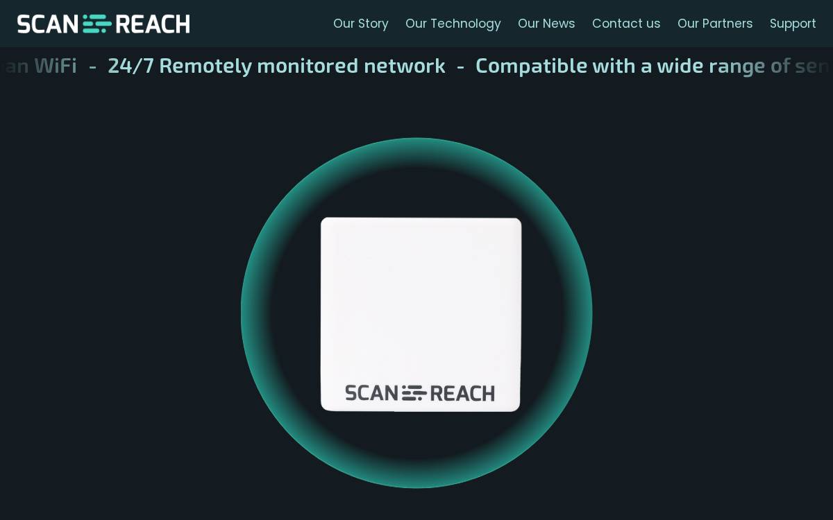 ScanReach website preview