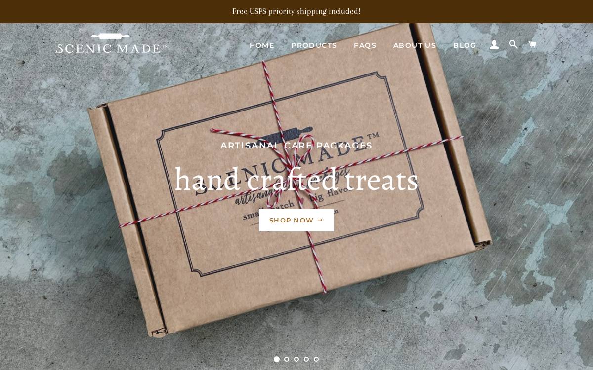 Scenicmade website preview