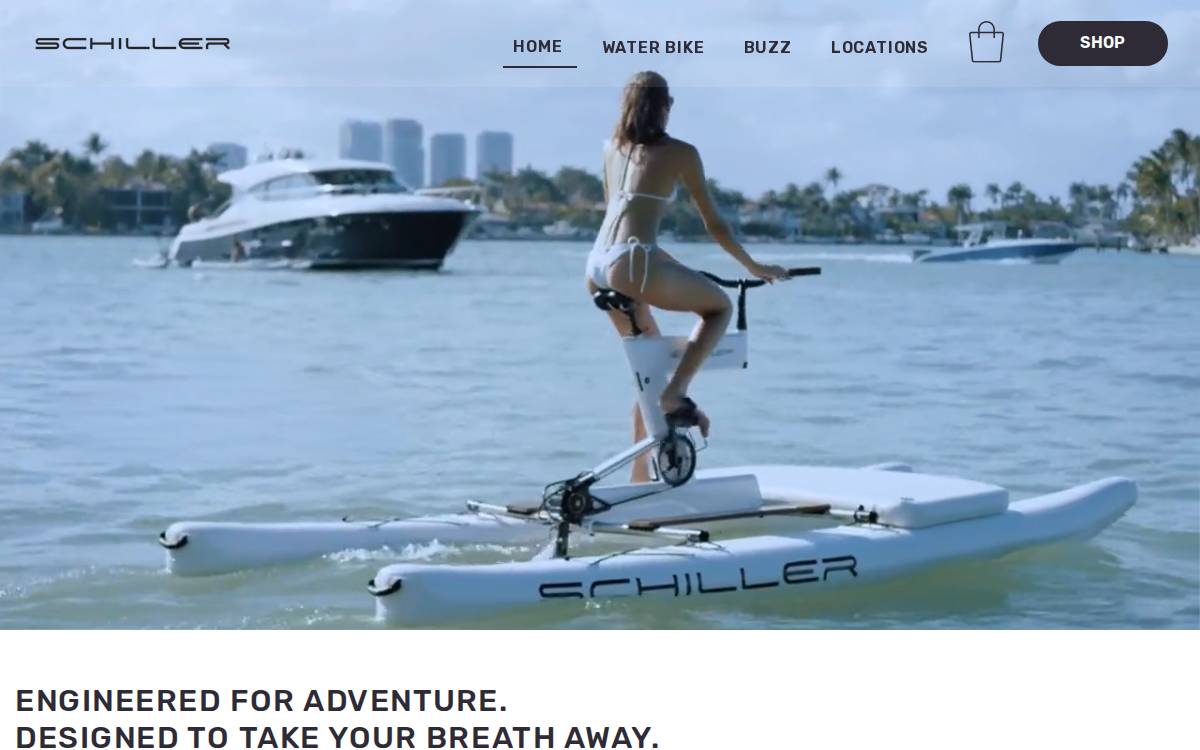 Schillerbikes website preview
