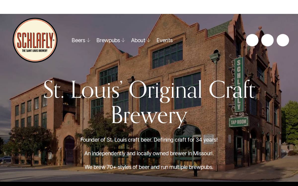 Schlafly website preview