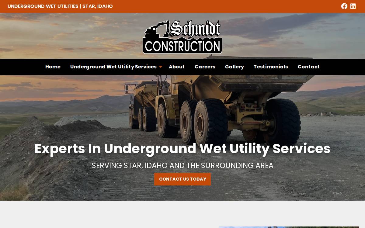 Schmidtconstruction website preview
