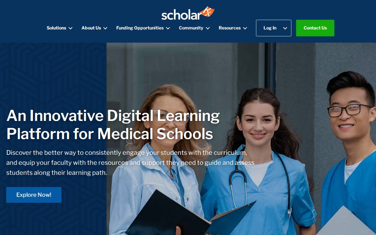 Scholarrx website preview
